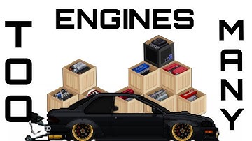 Every (Non-Crate) engine in Pixel Car Racer | w/Sounds
