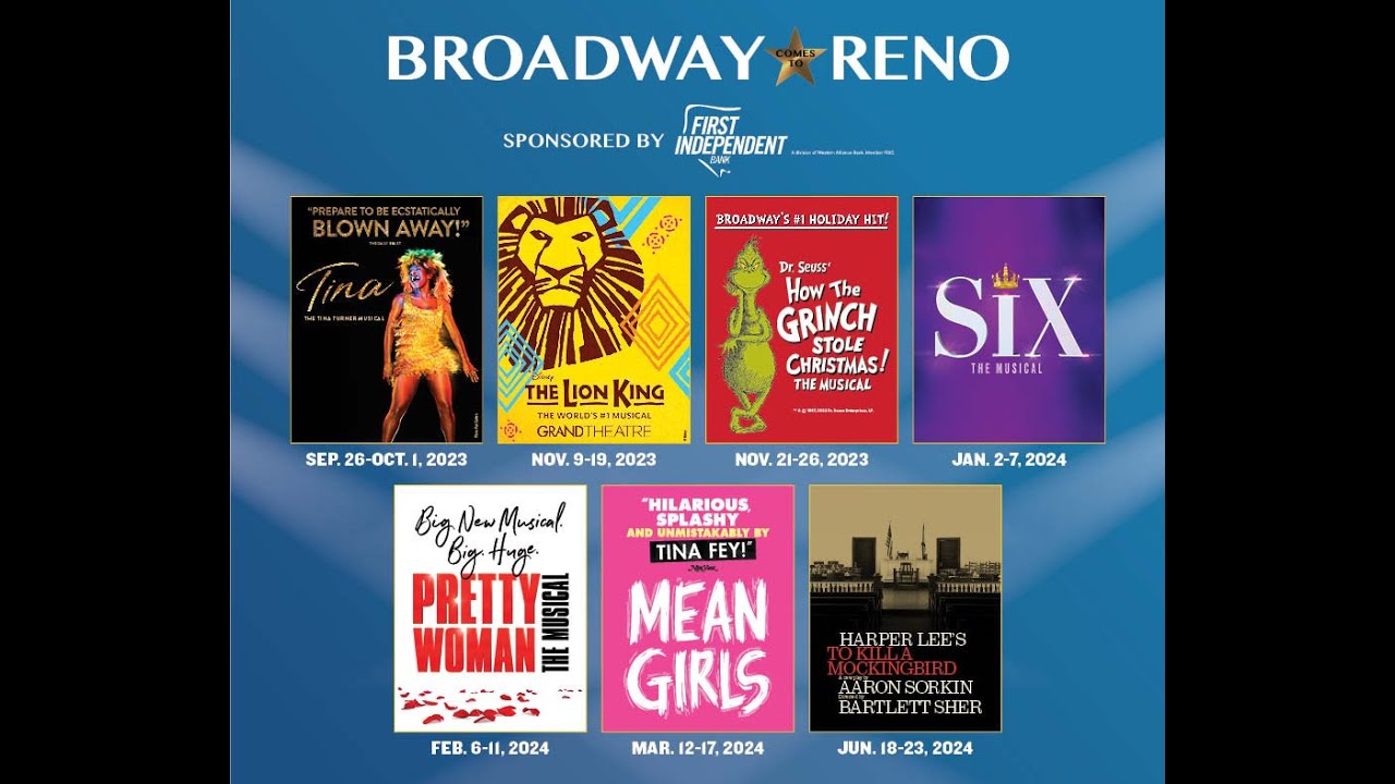 202324 Broadway Comes to Reno season sponsored by First Independent