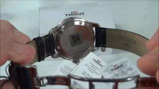 TISSOT T-Sport PRC200 Black Leather Strap T0554101605700 - YouTube
