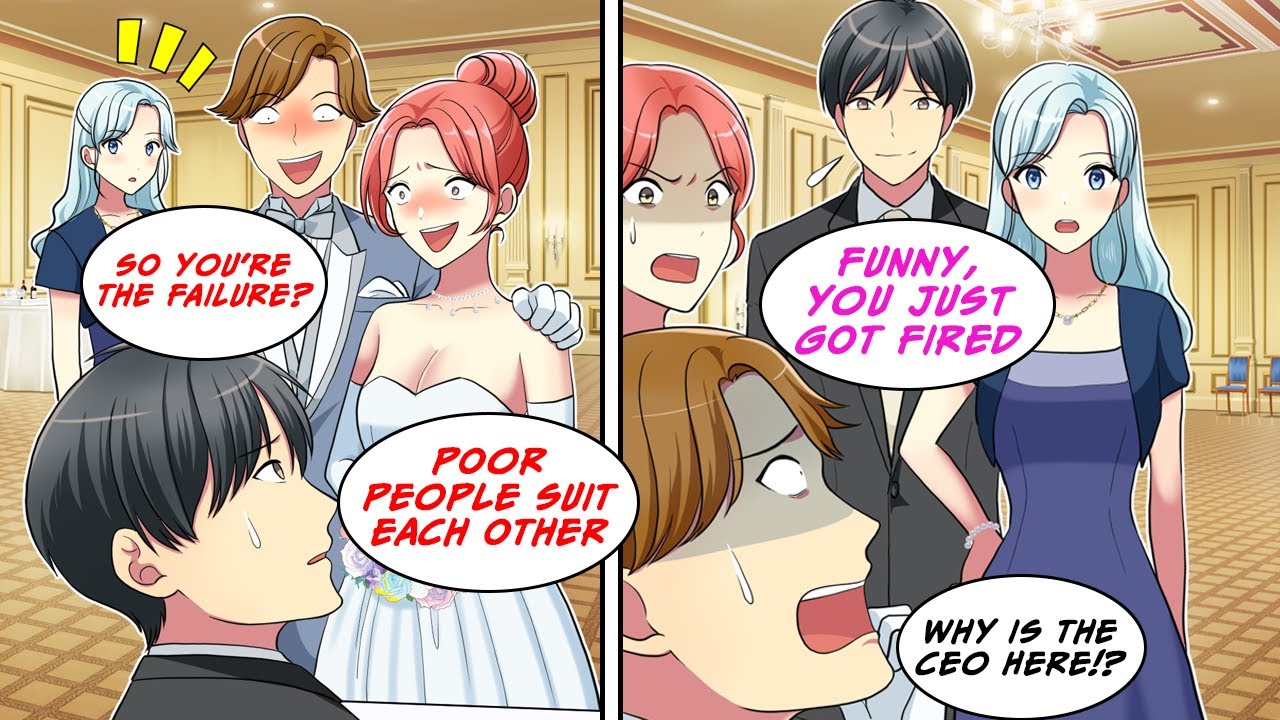 [Manga Dub] My Ex mocked Me at her wedding, but my wife exposed her groom and...!? [RomCom]