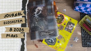 journal ecosystem and 2026 plans ✶ hobonichi, travelers notebook, commonplace