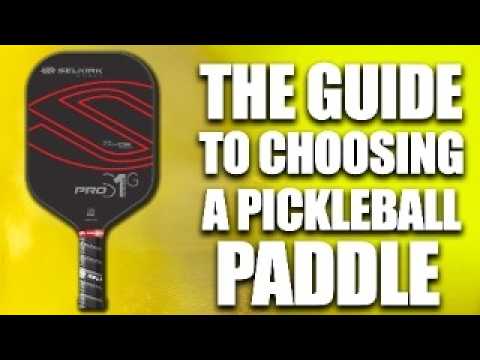The Guide to Choosing a Pickleball Paddle