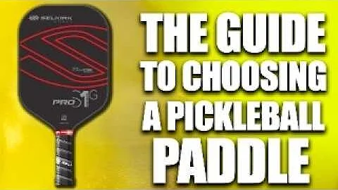 The Guide to Choosing a Pickleball Paddle