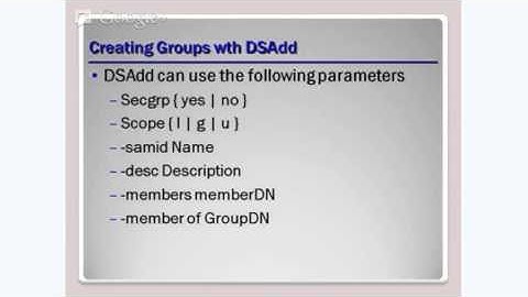 70-640 Active Directory Chapter 4