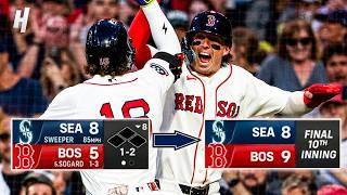 Red Sox WILD COMEBACK! WALK-OFF Win in Extras vs Mariners π₯
WATCH the Red Sox complete an incredible comeback against the Mariners.
β½ SUB TO HOUSE OF HIGHLIGHTS FOR MORE
π Follow HoH Instagram: https://www.instagram.com/houseofhighlights
π Follow HoH TikTok: https://www.tiktok.com/@houseofhighlights
#HouseofHighlights #SportsHighlights #Viral #mlb Red Sox WILD COMEBACK! WALK-OFF Win in Extras vs Mariners π₯