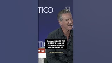 NEWSOM SOUNDS THE ALARM: "I don