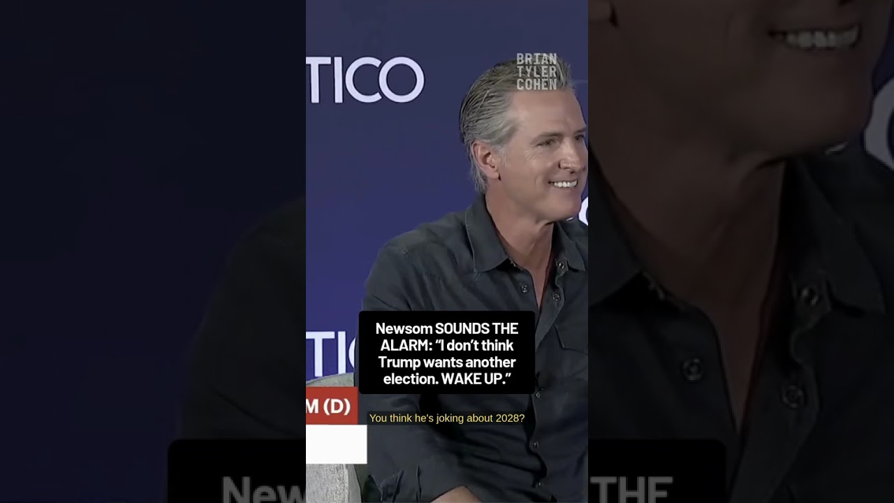 NEWSOM SOUNDS THE ALARM: "I don't think Trump wants another election. WAKE UP."