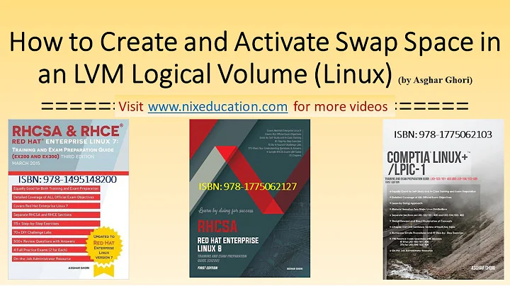 How to Create and Activate Swap Space in an LVM Logical Volume