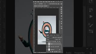 Circular Pixel Stretch Effect In Photoshop shorts  photoshop tutorial
