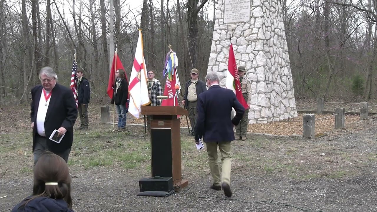 Whites Creek Boy Scouts Memorial Marker Rededication March 23, 2024