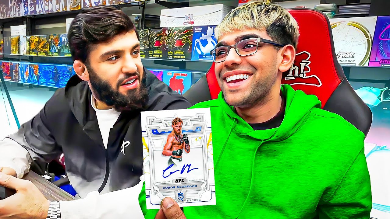 N3on & Arman Tsarukyan Insane UFC Card Pack Opening!