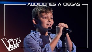 Maxence Delafosse canta "Destin" | Audiciones a ciegas | La Voz Kids Antena 3 2024