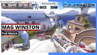 MAG WINSTON POV | Justice vs Fuel | Full Match | OWL Season 2021 Week 2