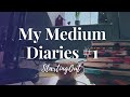 My medium diaries 1 day one on the writing platform