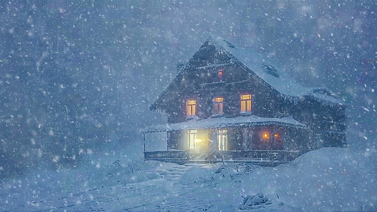 Heavy Blizzard & Blasting Wind Sounds for Deep Sleep | Howling Wind ...