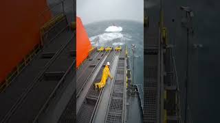 $100K to Sail Into This Chaos… Who Says Yes?#ocean #ship #storm #waves #northsea
