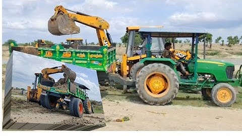 John deere 5050D fully loaded in trolley / john deere power tractor / #john deere power / #cttv /jcb