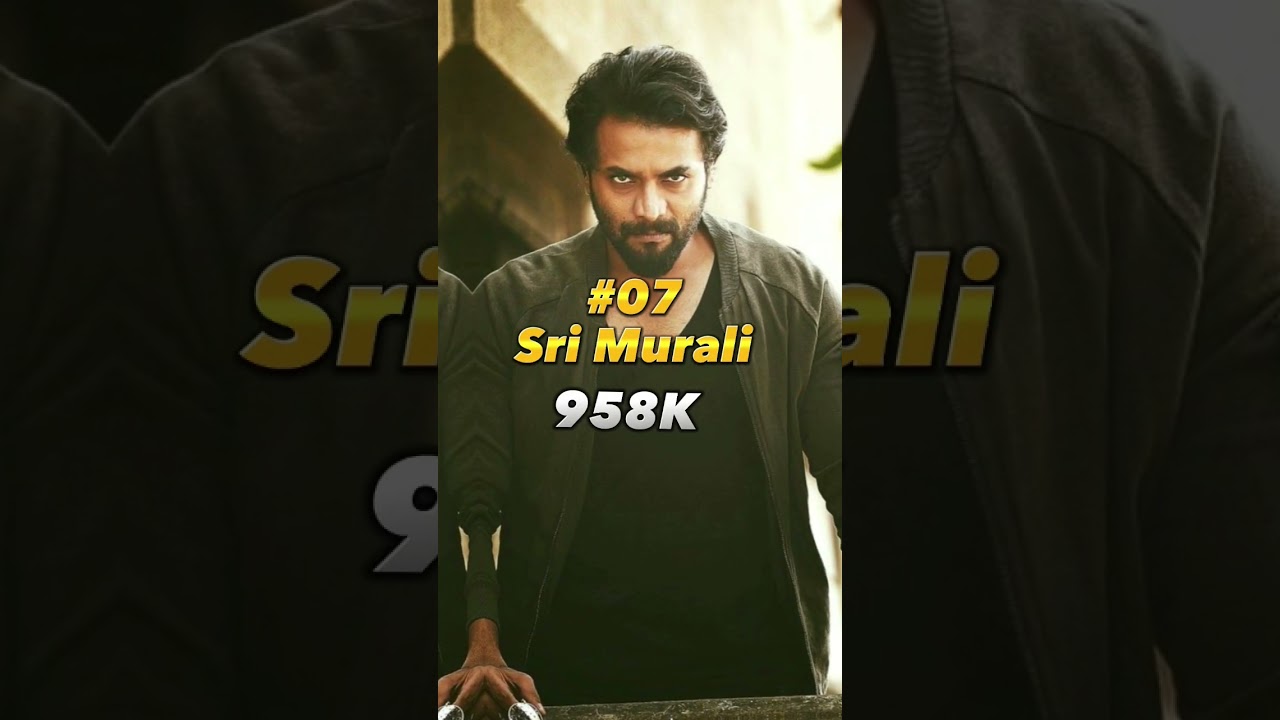 Top 10 Most Followed Kannada Actors On Instagram 2023 💥 