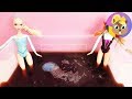 Bombe de baie efervescente Tinti - Elsa și Anna fac baie - Jucării pentru baie
