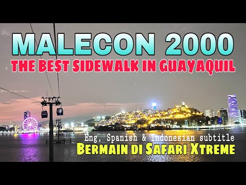 TROTOAR DI SEPANJANG PINGGIRAN SUNGAI GUAYAS #vlog94