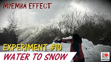 Making Snow with Boiling Water | MPEMBA EFFECT | Experiment - 10 | Prakhar Trikha