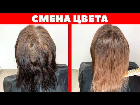 Смена цвета | Декапирование темных волос | Стяжка цвета | APG Academy