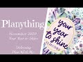 PLANYTHING November 2020 Your Year to Shine Subscription Box  | Planything Unboxing + Plan With Me