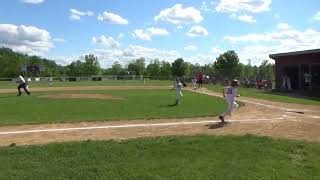 Hudson Scavio With An  RBI Single Vs Burnt Hills