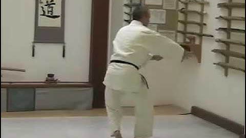 Ukemi: Back roll from standing position