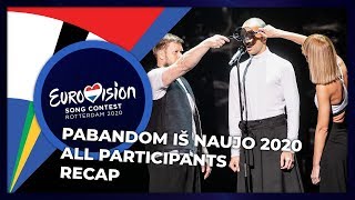 Pabandom iš Naujo 2020 (Lithuania) | All Participants | RECAP