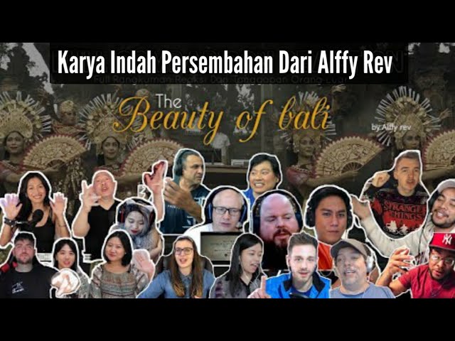 THE BEAUTY OF BALI REACTION COMPARISON #alffyrev #BEAUTYOFBALI #REACTION class=