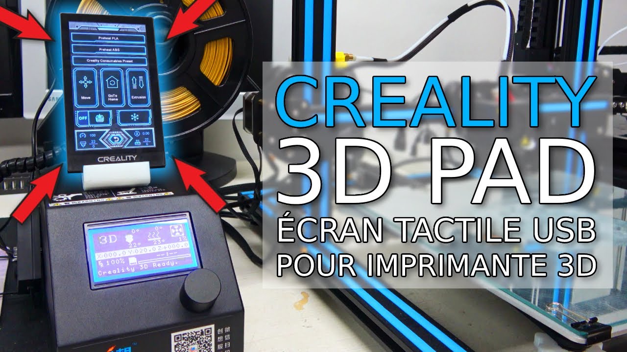 Creality 3D Pad - Écran tactile USB pour imprimante 3D! 