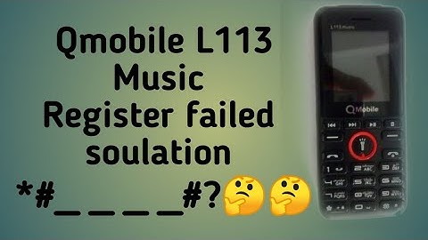 How to change imei number Qmobile L113 Music