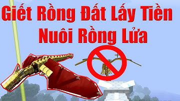 Giết Rồng Đất Lấy Tiền Nuôi Rồng Lửa Và Rồng Bầu Trời - Minecraft Đảo Rồng SS2 #18