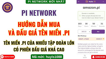 Pi Network - Hướng Dẫn Mua Tên Miền .Pi Và Đấu Giá Tên Miền Pi Network