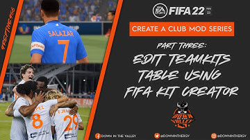 FIFA 22 - Create A Club | Easiest Method To Edit Squad File for Kit Numbers, Collars, Colors, Etc