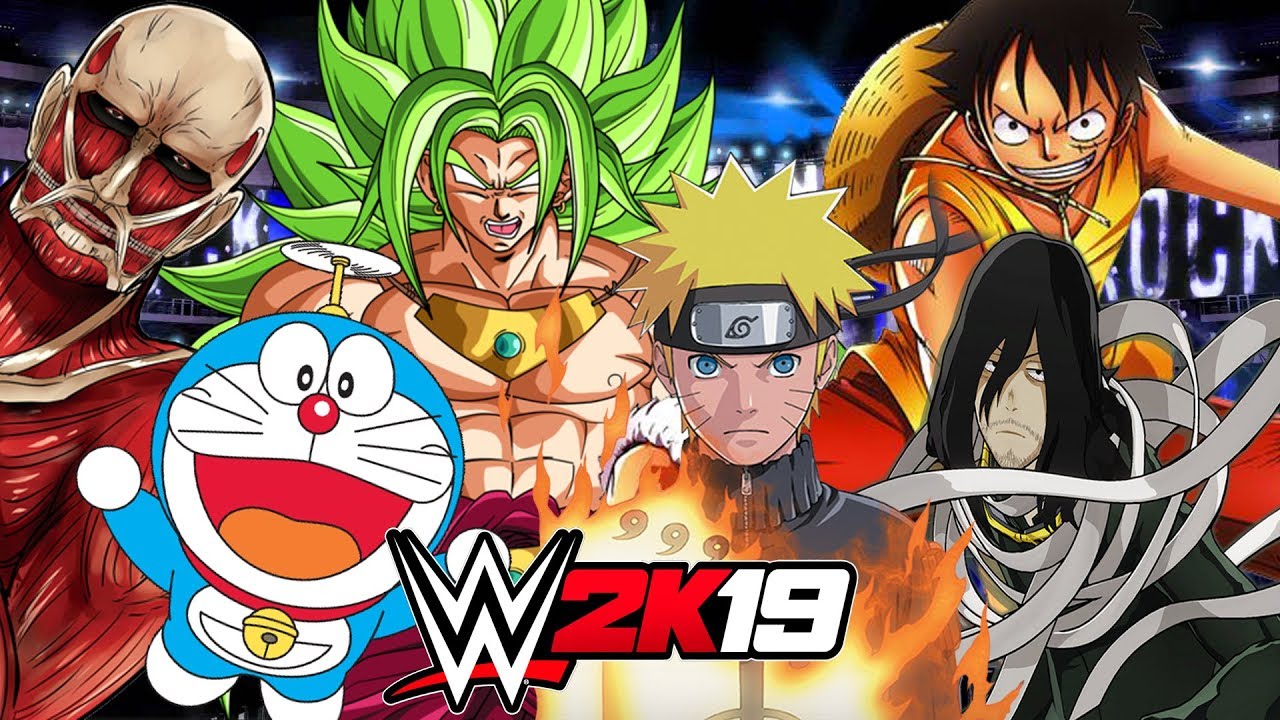 Wwe 2k19 Anime Elimination Chamber Title Match Youtube