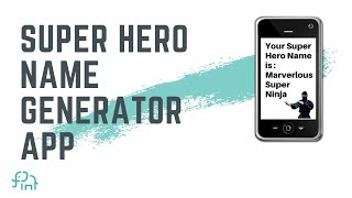 How to Make Superhero Name Generator App | Beginner App Inventor Tutorial screenshot 1