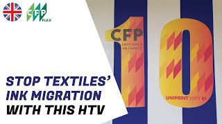 Stop textiles&#39; inks migration with antiresublimation stretch &amp; resistant HTV UNIPRINT SOFT BLOCKSUB