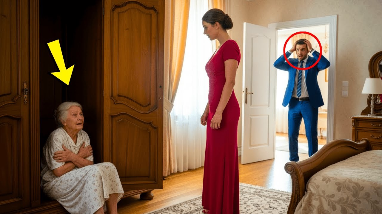 אִמּוֹ שֶׁל הַמִילְיוֹנֵר חָיְתָה בְּפַחַד, עַד שֶׁהַבֵּן הִגִּיעַ מוּקְדָם וְחָשַׂף אֶת אִשְׁתּוֹ