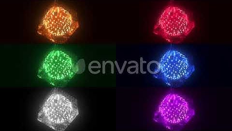 Glass cube and lights VJ loop | Motion Graphics - Envato elements