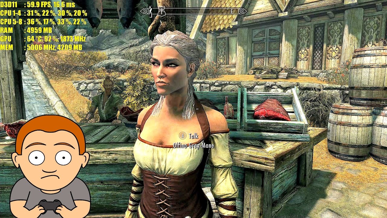 The Elder Scrolls V Skyrim Special Edition 4K Pc GTX 1080 Maxed Out ...