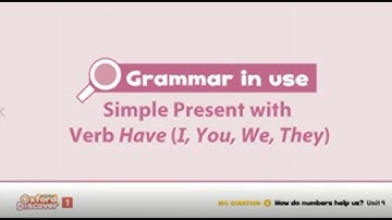 SIMPLE PRESENT TENSE Oxford Discover 1 Unit 9 Grammar in Use