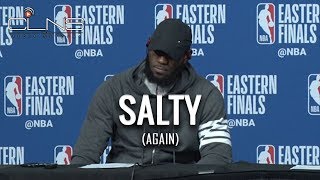 Salty LEBRON JAMES Following CAVS Dropping Game 5 to CELTICS