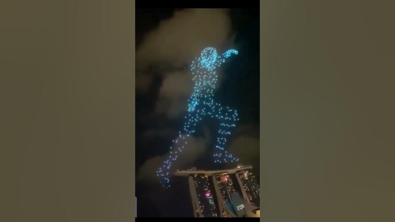 Amazing Drone Show Singapore , Countdown 2019 YouTube