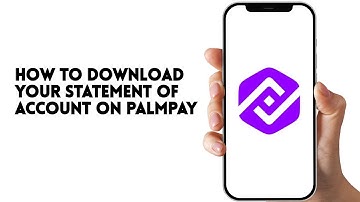 HOW TO DOWNLOAD YOUR STATEMENT OF ACCOUNT ON PALMPAY
