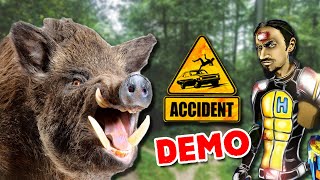 SYMULATOR KOLIZJI Z DZIKIEM || Accident [demo] screenshot 1