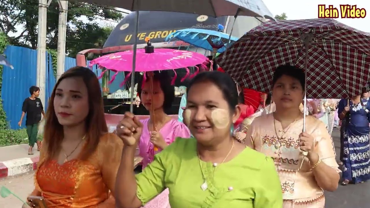 တိုက်ကြီးမြို့၊ ဆင်နဲ့ပြုတဲ့ အလှူတော်#hein Video#တိုက်ကြီးမြို့