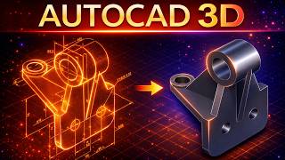 AutoCAD 3D | Machine part-04 | Best practice for absolute beginners