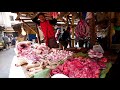 Meghalaya STREET FOOD Breakfast TOUR in Iewduh Market - Non Veg INDIAN Street Food | Shillong, India